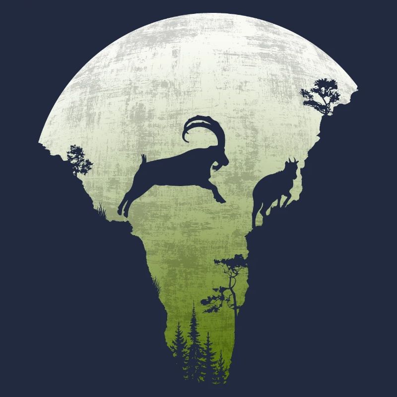 Springender Steinbock