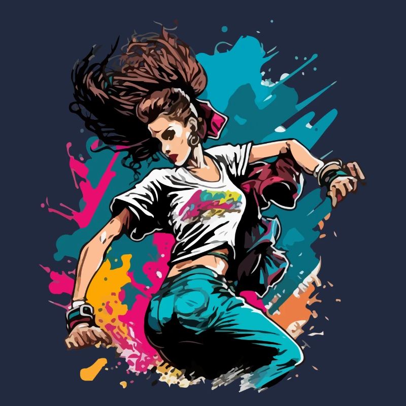 La danseuse de Hip hop