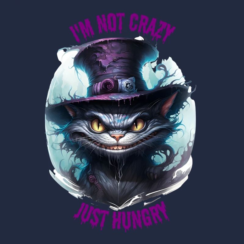 CHAT AFFAMÉ DU CHESHIRE