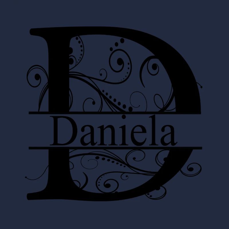 Monogramm mit dem Namen Daniela
