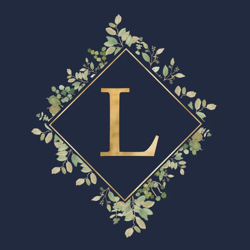 L monogramme Couronne d’Eucalyptus