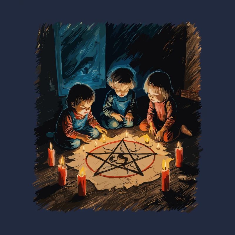 Rétro Vintage Design Occulte Rituels d’invocation