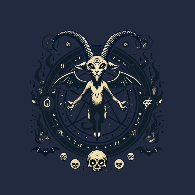 Creepy Devil Cat Dark Cats Invocation