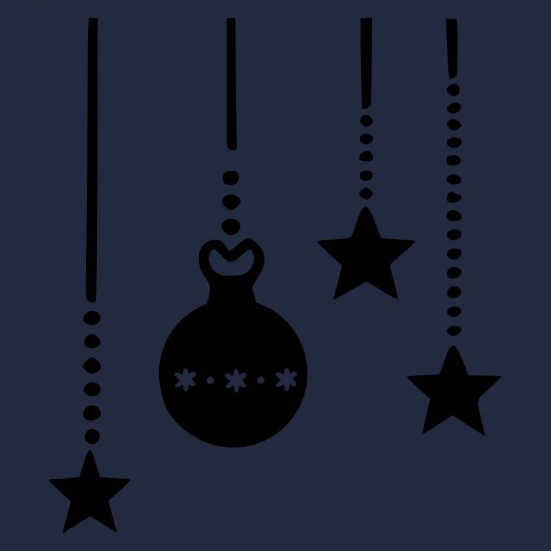 Accrocher des décorations de Noël