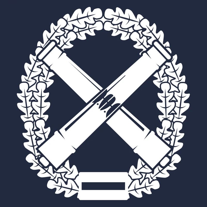 Barettabzeichen Artillerie weiss