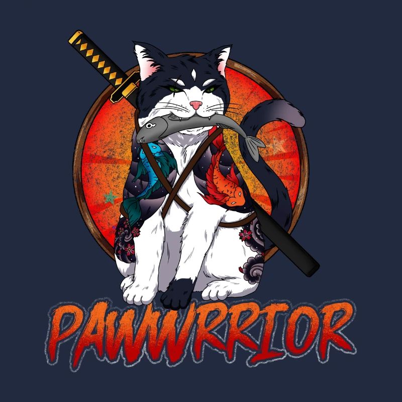 Pawwrrior - Samurai Cat - Warrior