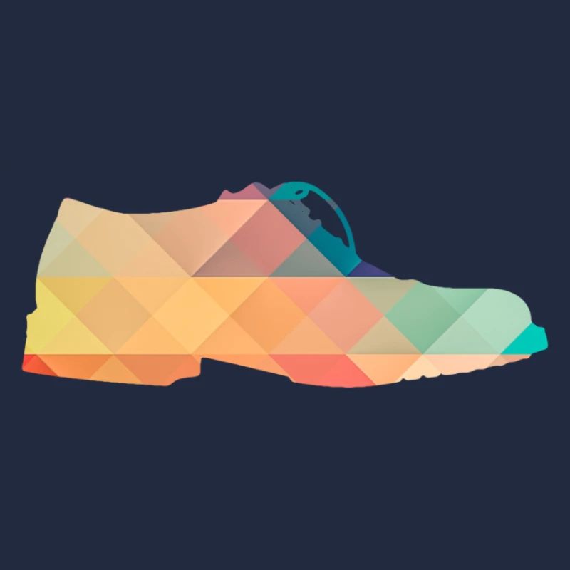 chaussure colorée