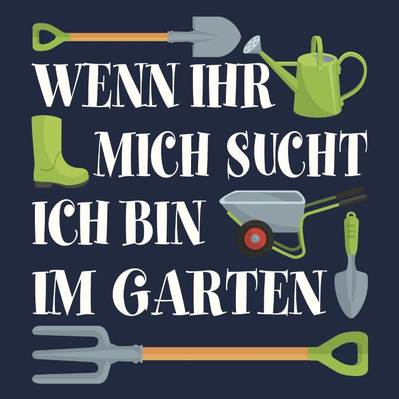 Ich bin im Garten Gartenarbeit Gartensaison