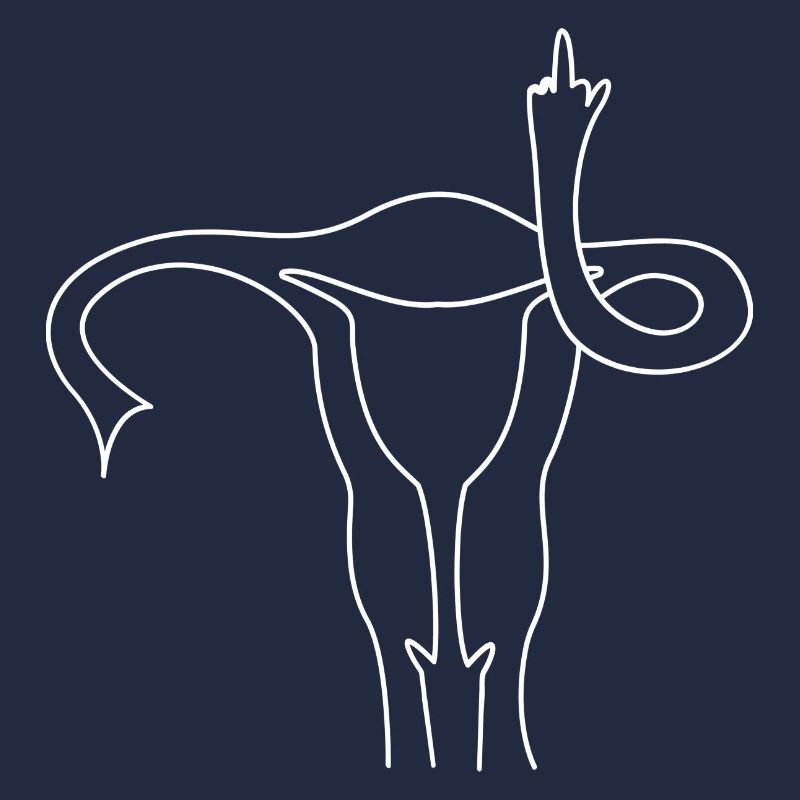 Gebärmutter Mittelfinger.