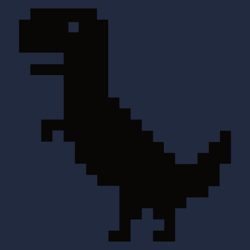 Dinosaures Internet noir