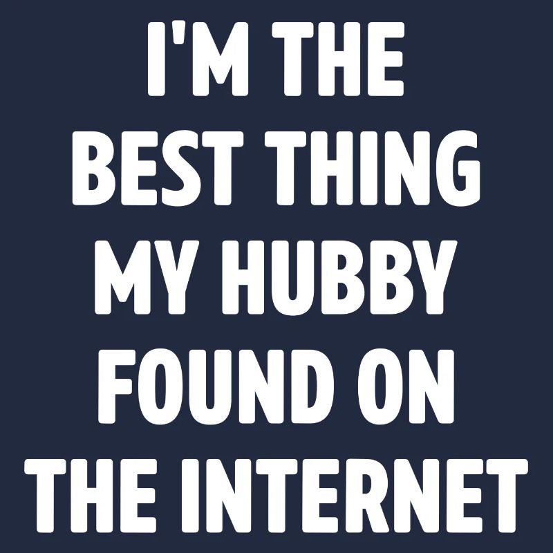 Paar, das sich online getroffen hat Ehemann Ehefra