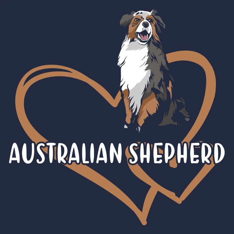 Chien Aussie Coeur