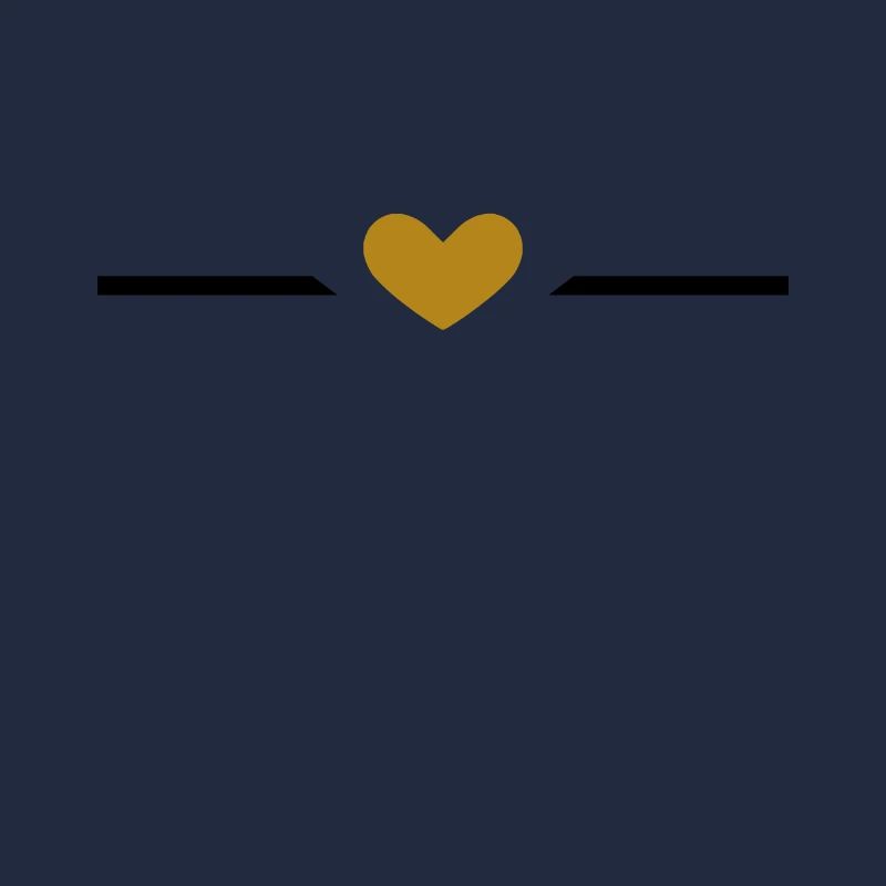 Ligne or or coeur