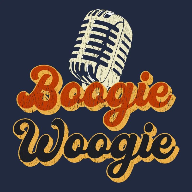 Boogie Woogie Vintage Mikrofon Geschenk