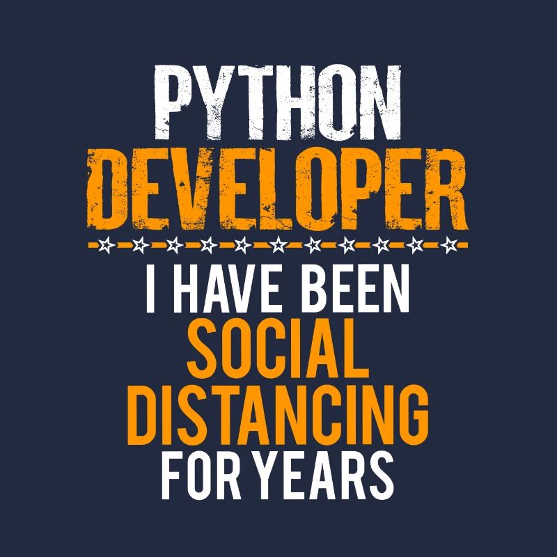 Python Developer Lustiges Shirt, schöne sarkastische T-Shirt