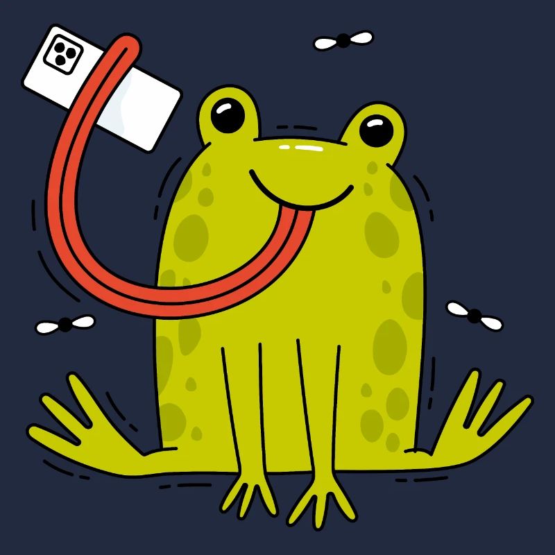 Frog and Selfie