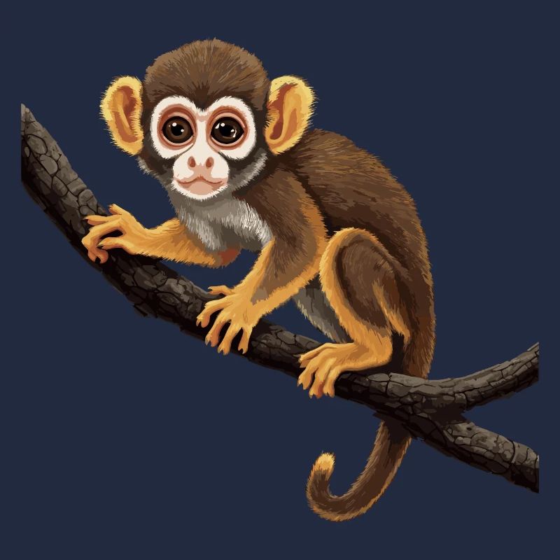 Écureuil singe Écureuil singe singe singe bébé