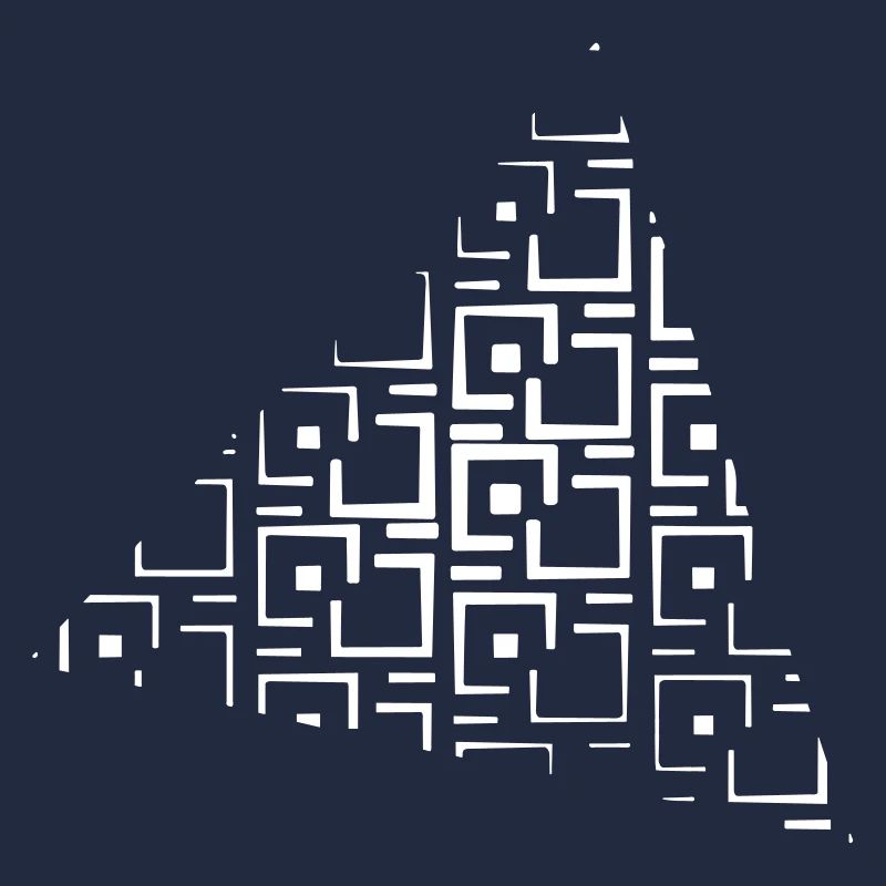 Motif triangle abstrait