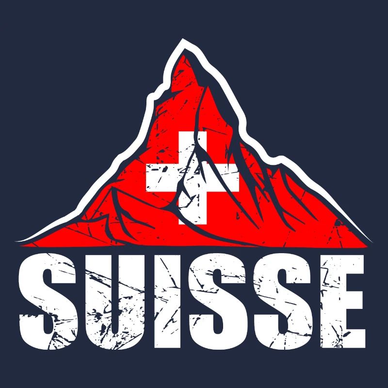 Suisse Cervin - Drapeau suisse