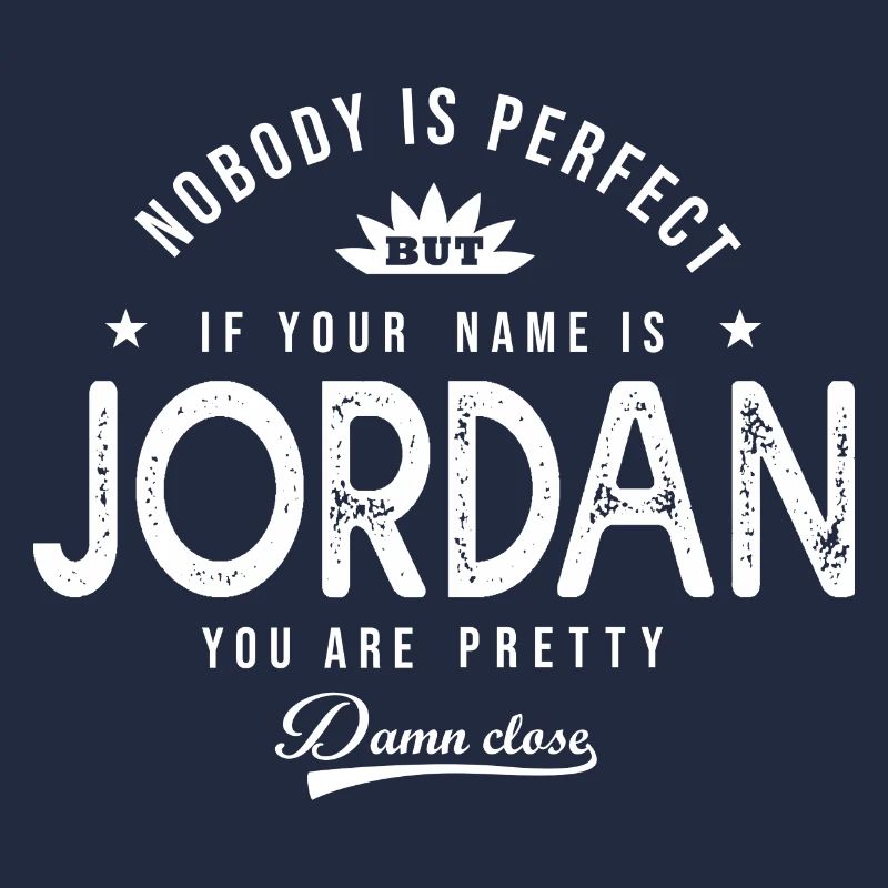 Jordan personalized gift shirt first name jordan