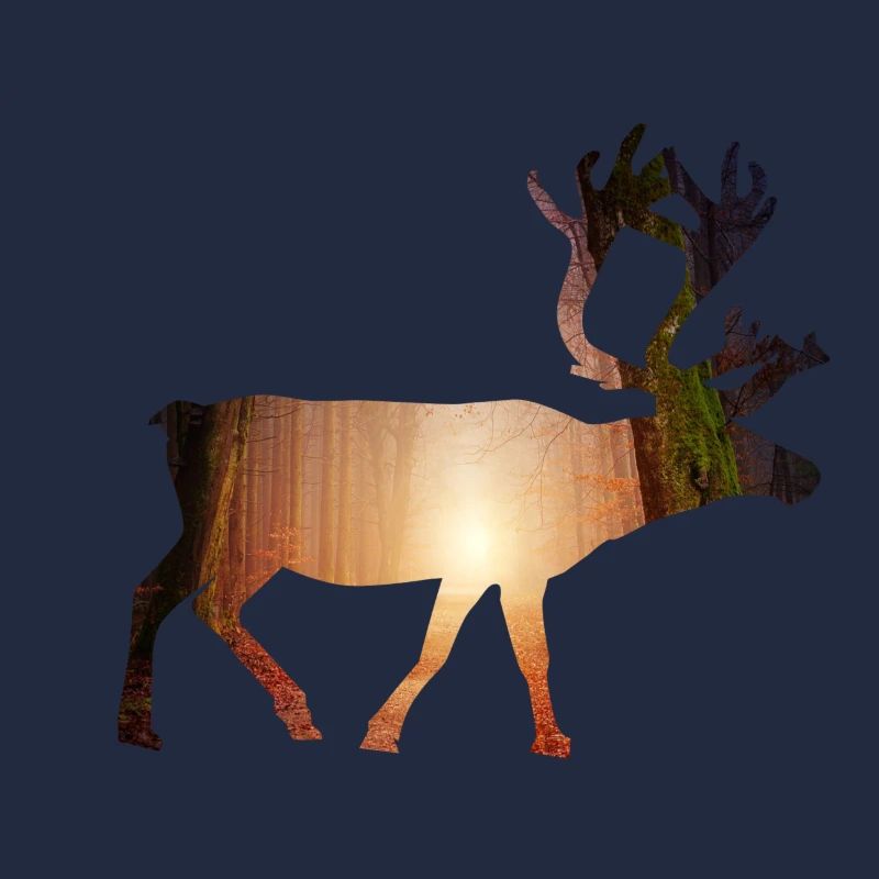 Biche animaux de la forêt