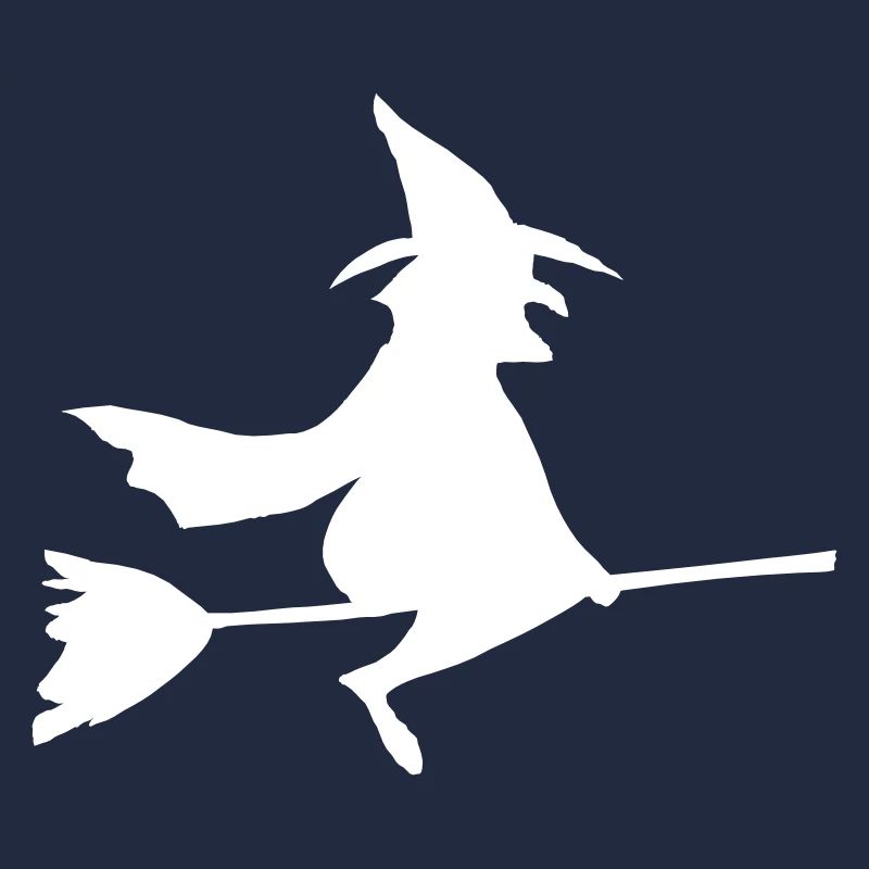 Witch on broom