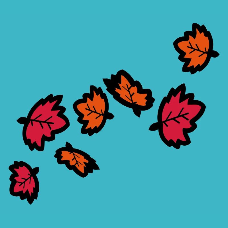 Autumn maple leaves