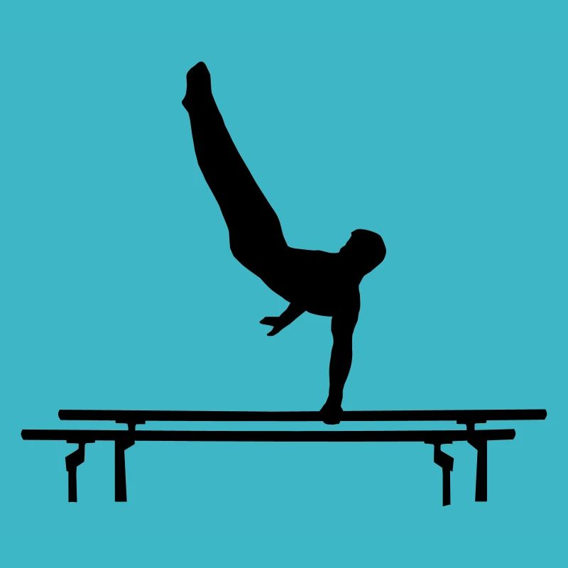 Men's Gymastics, Gymnast doing parallel bars