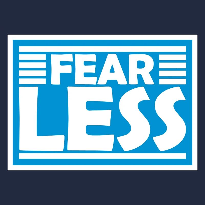 fearless Text Zitat Design