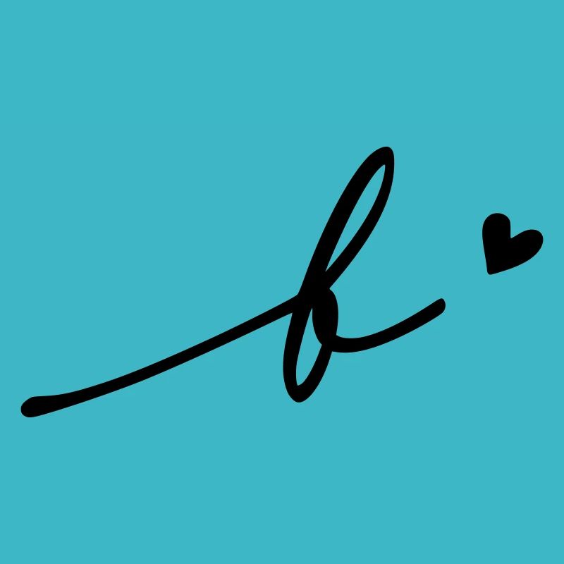 Lettre B Cursive