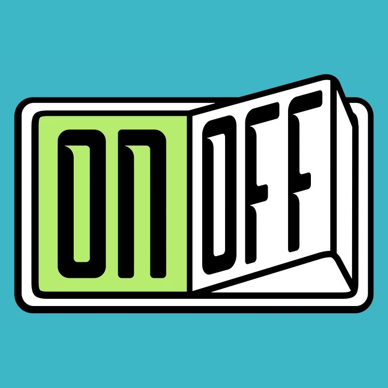 on off switch button button turn off