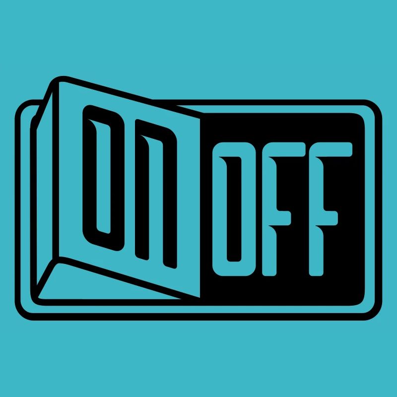 turn off off on switch button switch on