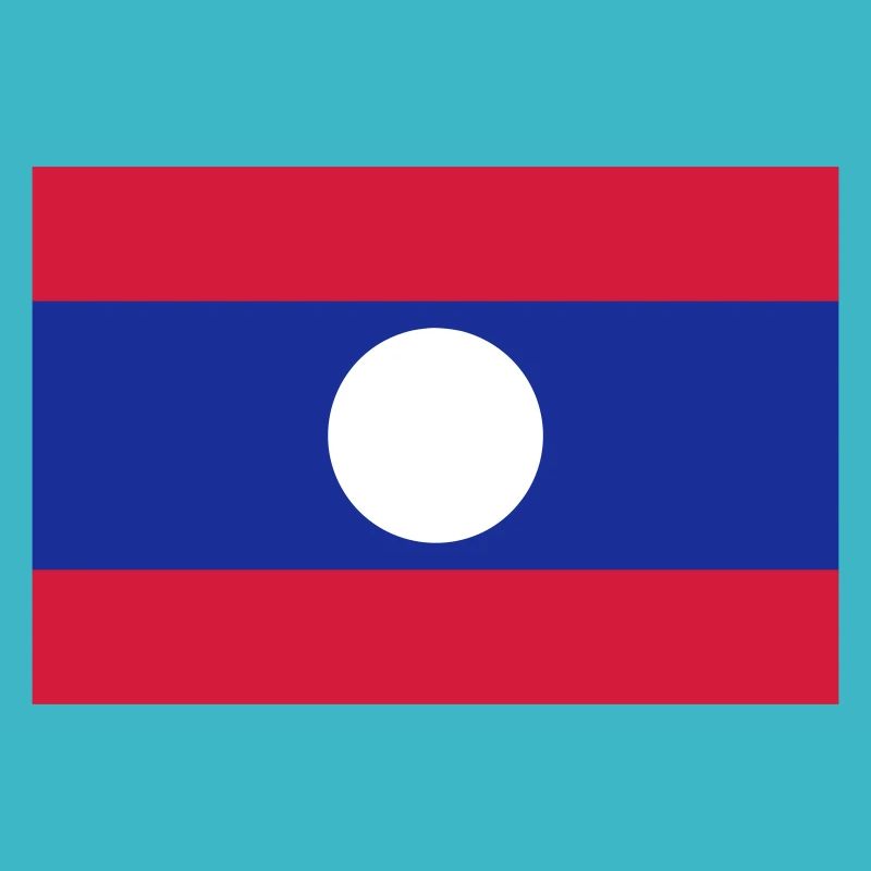 Flagge von Laos / Drapeau Laos