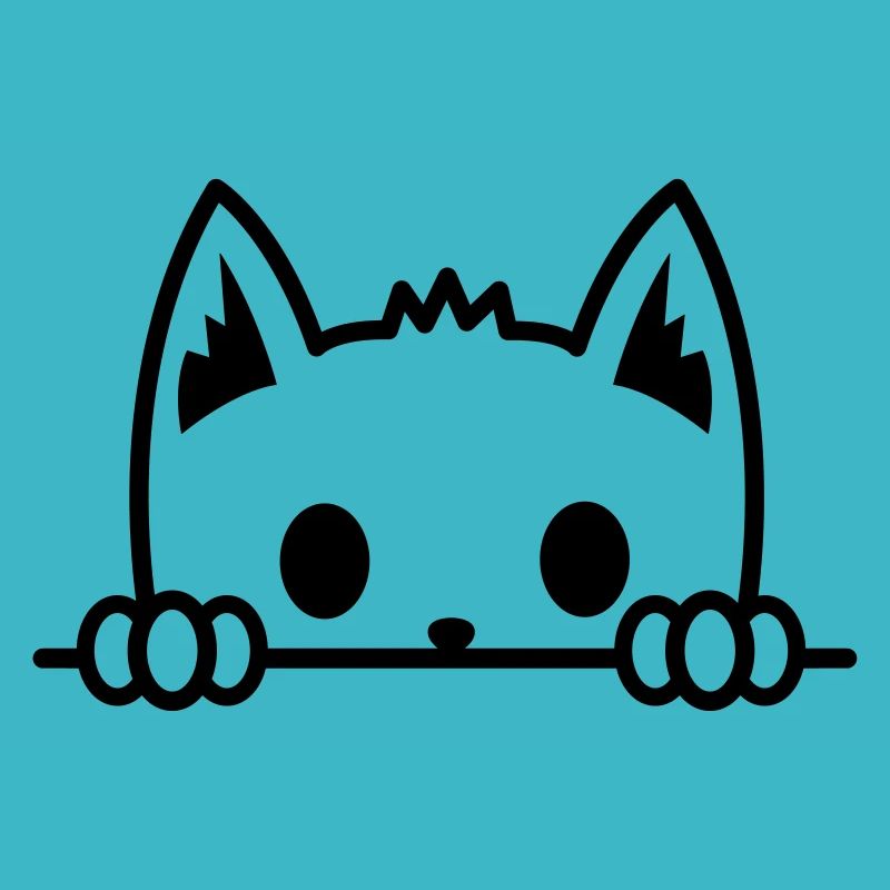 mingion cat in cartoon type