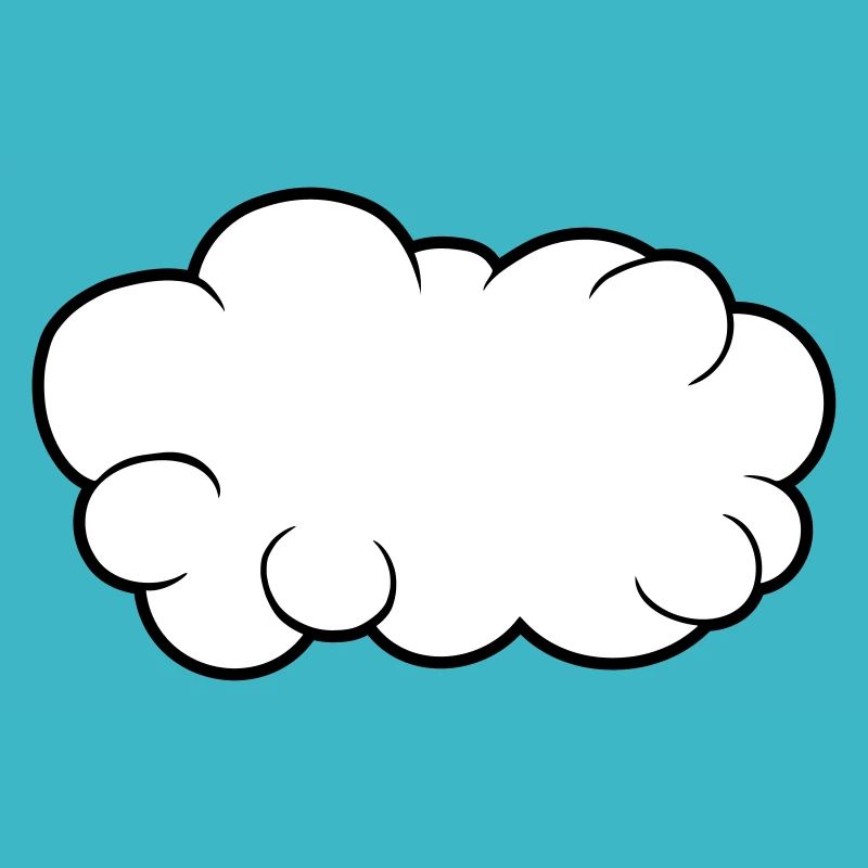 Conception de dessins animés cloud