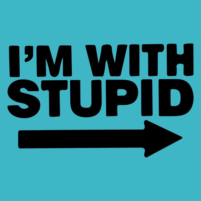 je suis avec un idiot