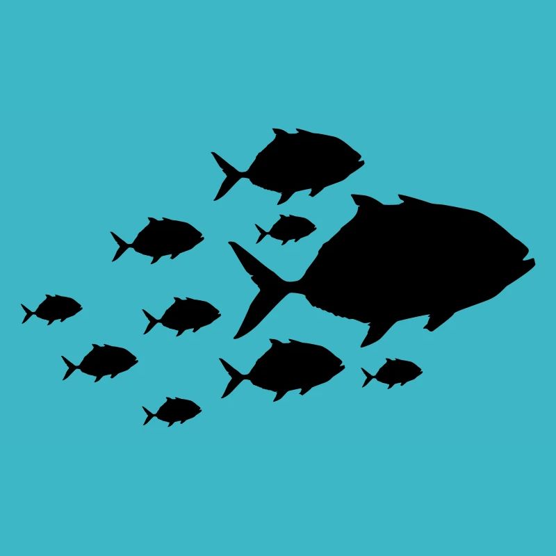 fisch piranha silhouette