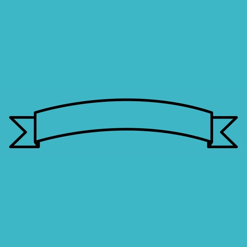 Banner label template for designers