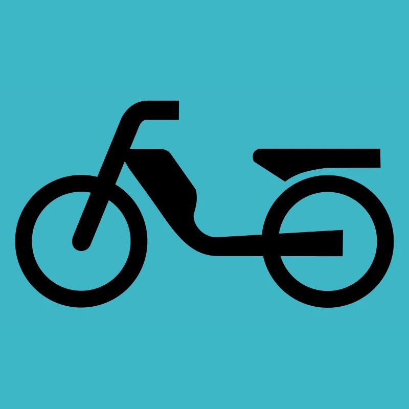 Sinnbild Mofa Moped