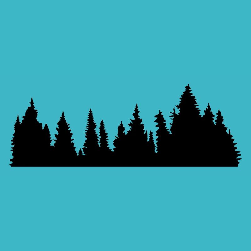 forest forest conifer conifer forest silhouette f
