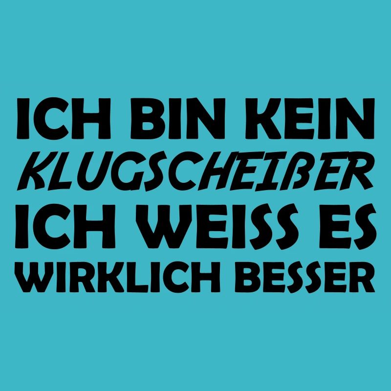 Bin kein klugscheißer