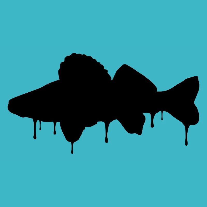 Zander Graffiti noir - Chemise de pêche