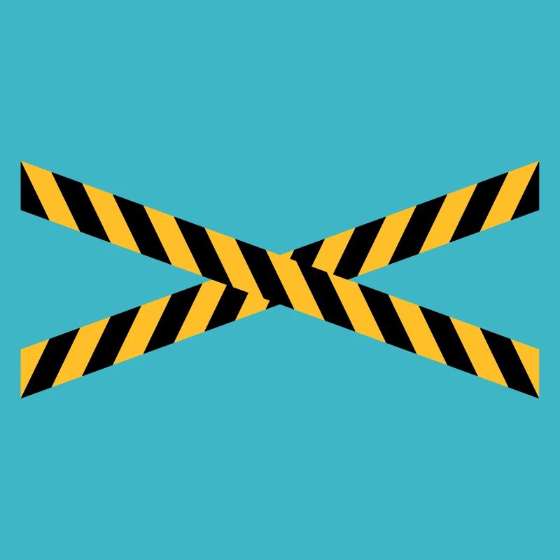 Line design caution tape