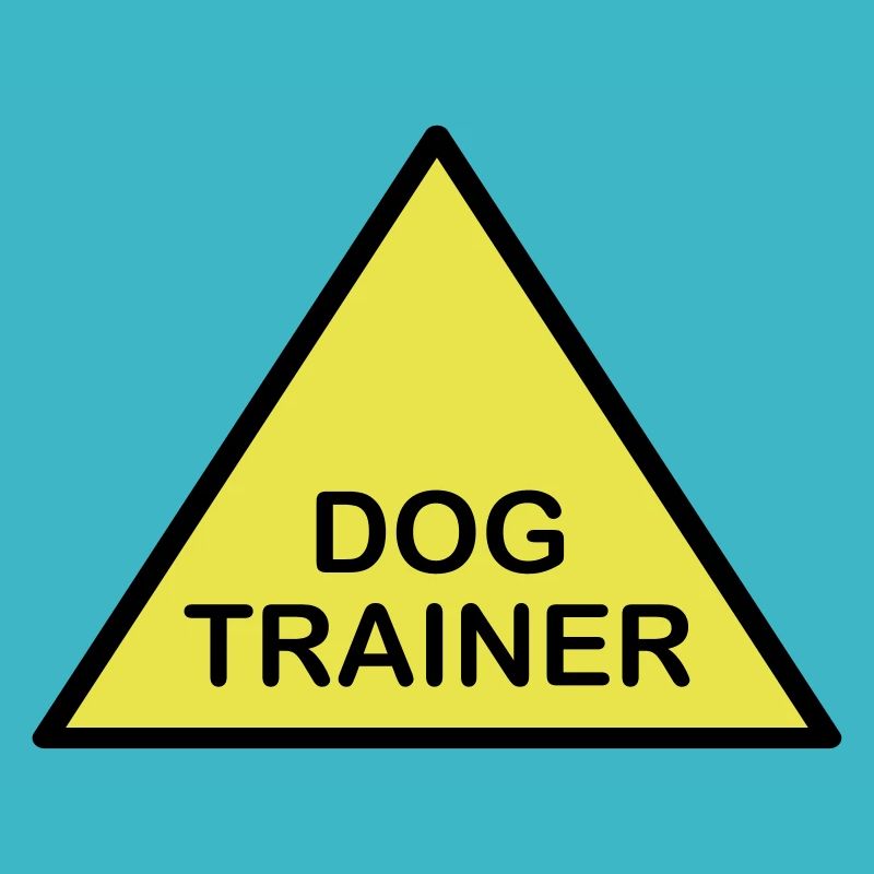 Triangle d’attention du dresseur de chiens