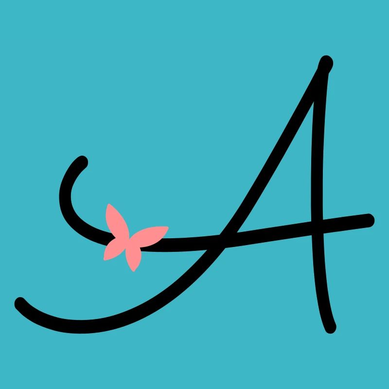 Lettre A Lettre Initiale Papillon
