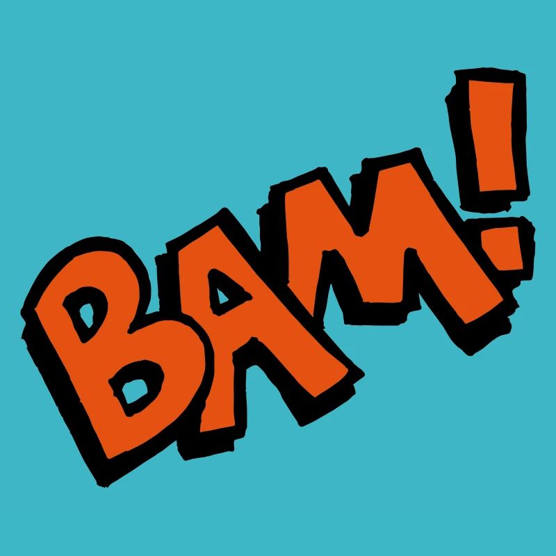 Bam! Comic Speech Bubble Funny police cadeau
