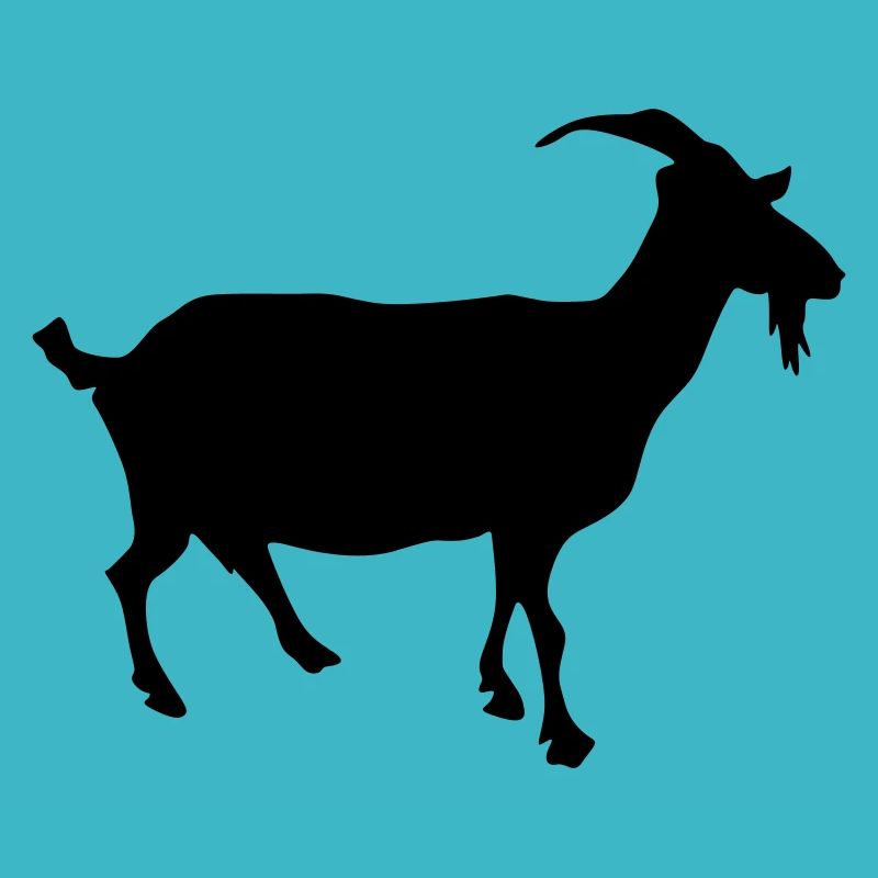 Silhouette de chèvre