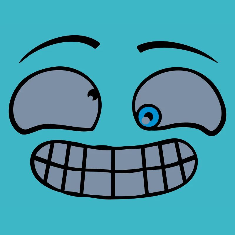 Cheeky grimace face