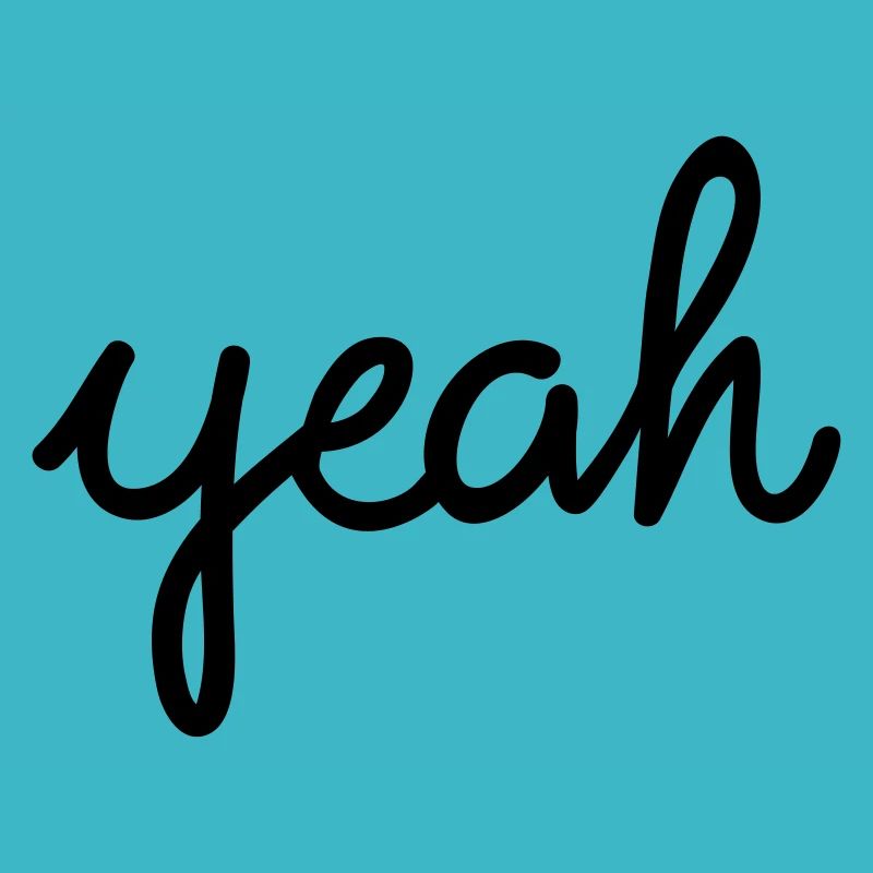 yeah Typografie