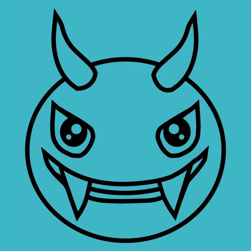 Monster Design Devil Face
